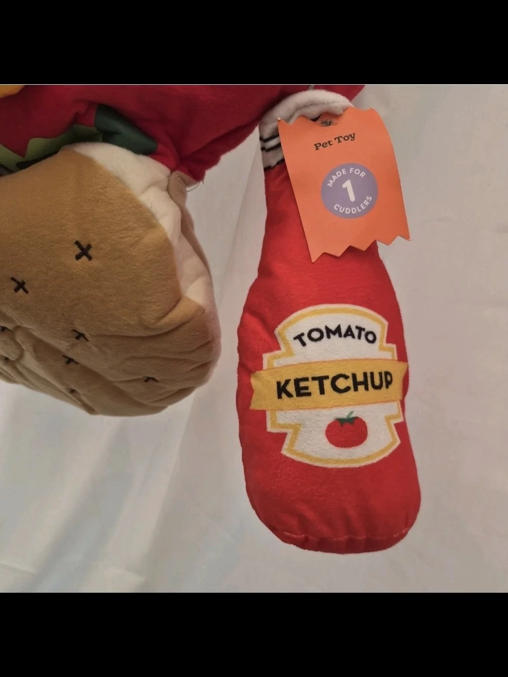 Hot Dog Full Body Halloween Dog Costume with Ketchup Toy - L - Boots & Barkley™
